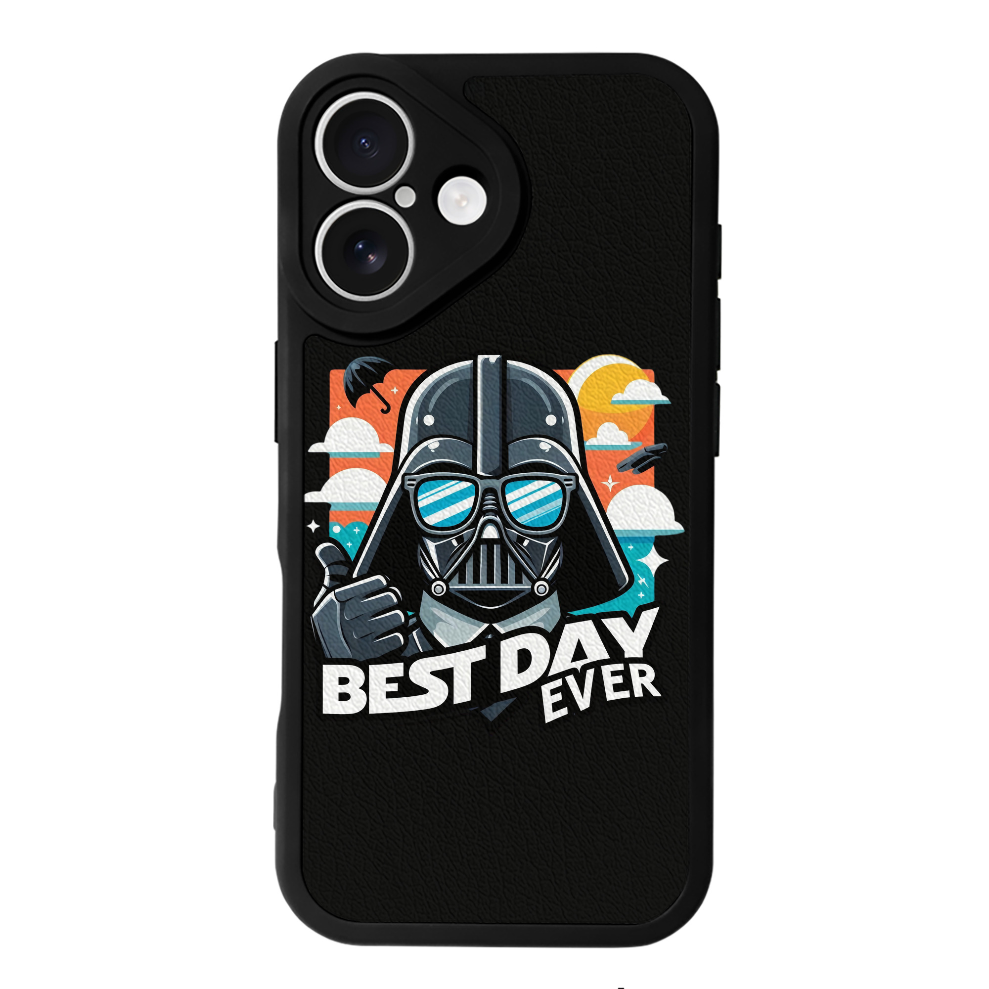 （画像用） スター・ウォーズ Star Wars 【iPhone 16シリーズ対応】シリコンスマホケース（レザー調） 材質：シリコン